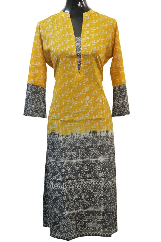 Natural dye Kurti