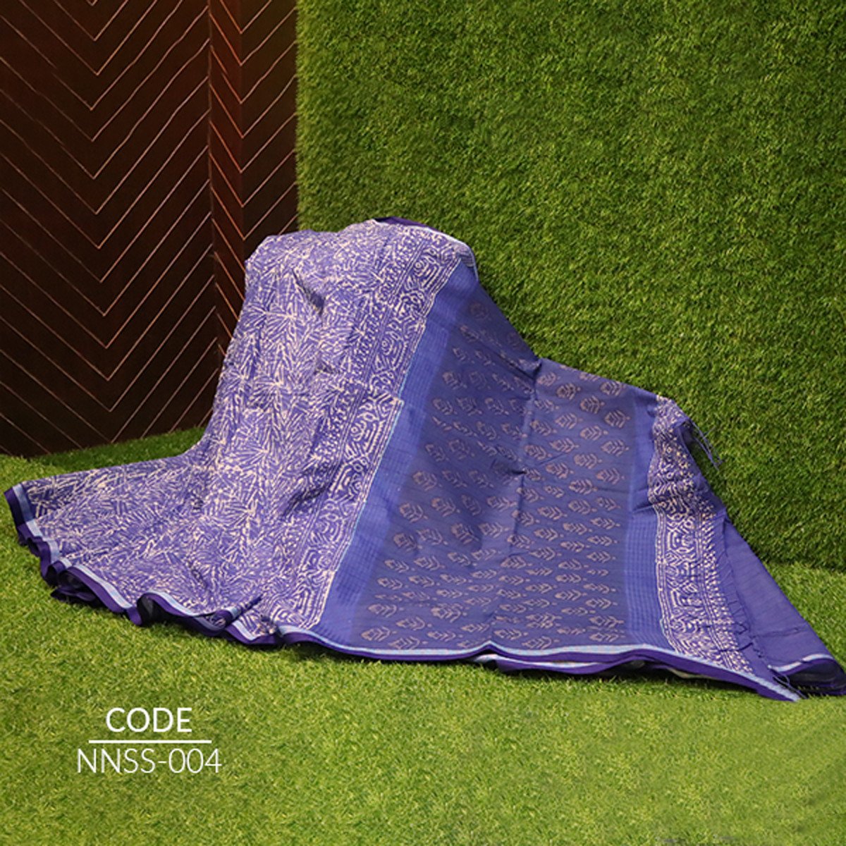 Natural dye silk saree NDSS004