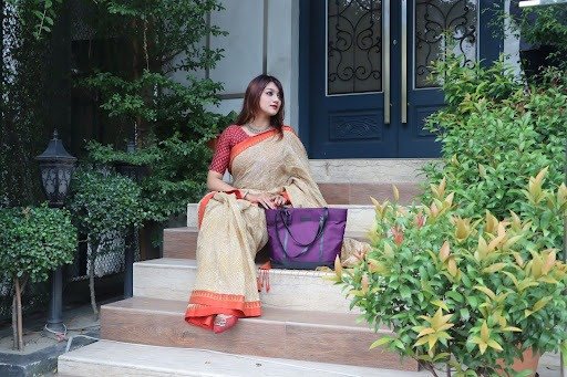 Vindeshi Classic Tote Bag - Purple