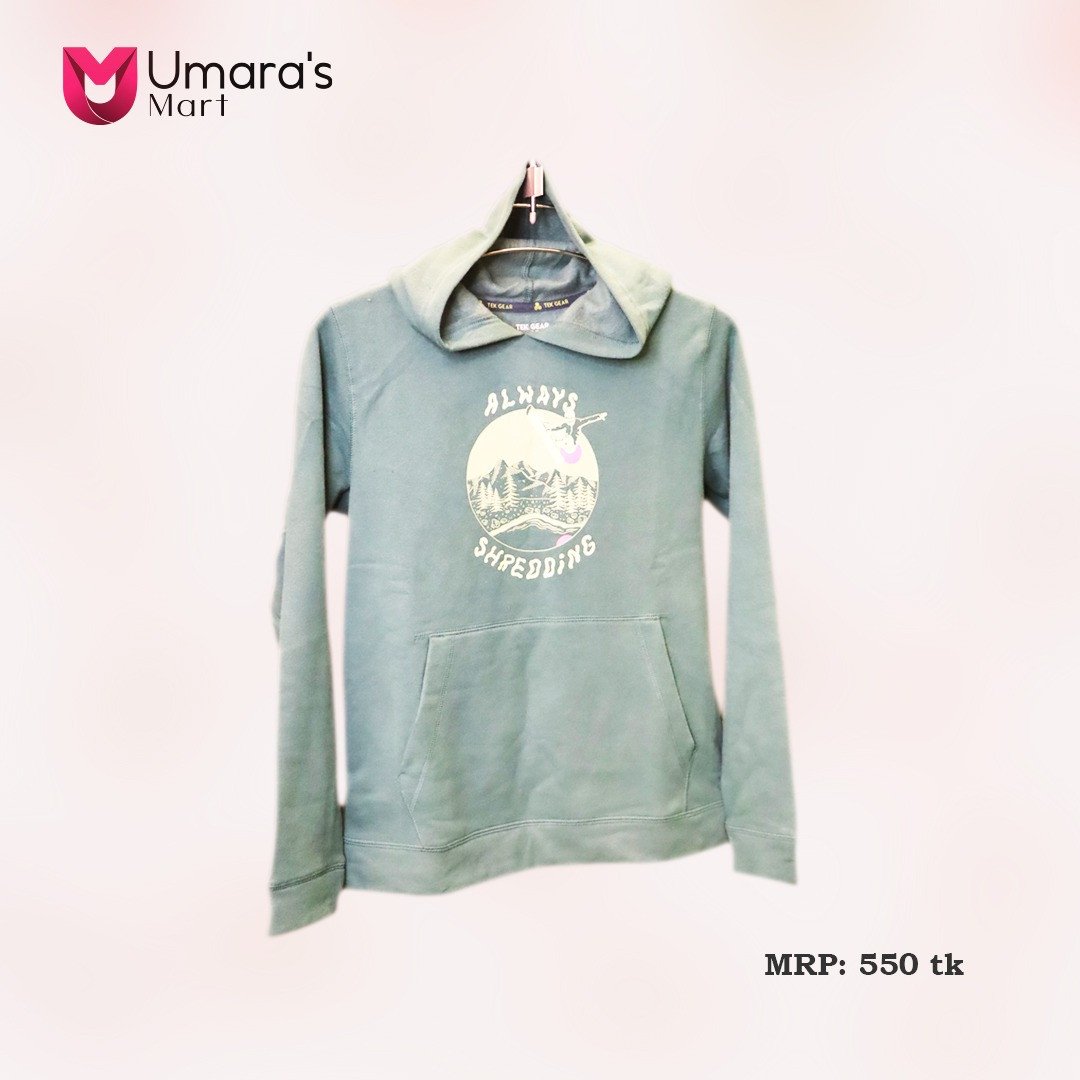 Single Colour Hoodie For Boys- 07