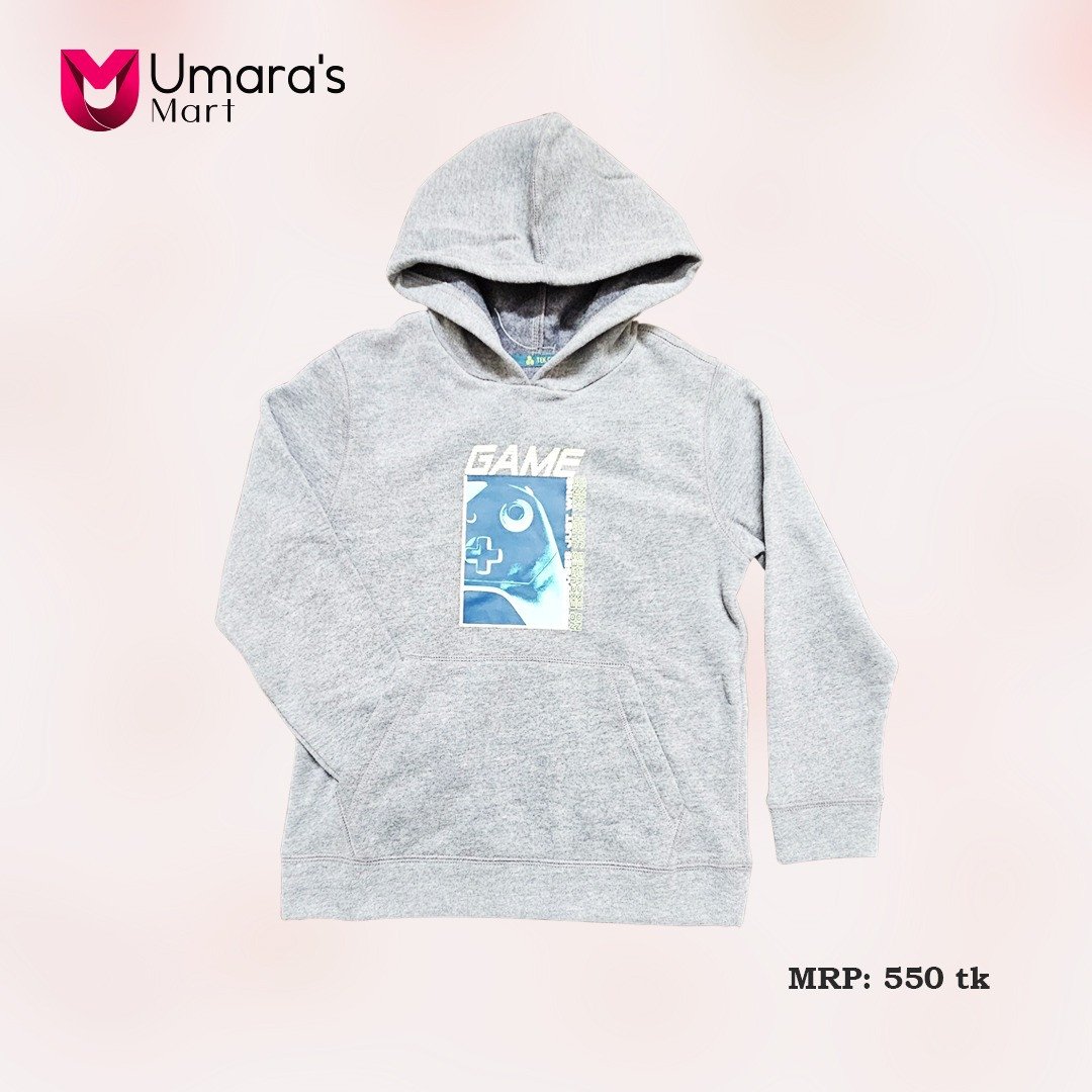 Single Colour Hoodie For Boys- 01